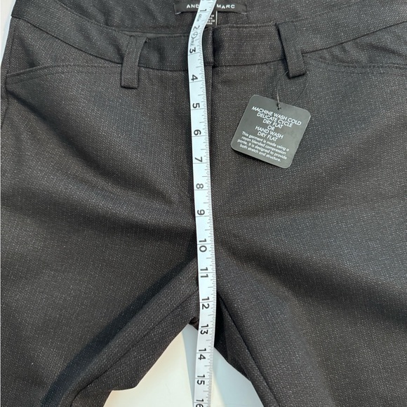NWT, Andrew Marc Ponte Pants, Stretch, Size‎ 8, Black Charcoal - Picture 8 of 9